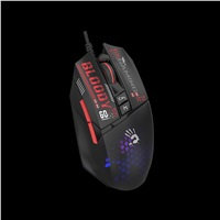 Optická myš A4tech BLOODY W60 Max Mini, podsvícená herní myš, 12000 DPI, černá, USB