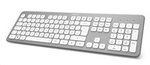 Hama bezdrátová klávesnice KW-700, stříbrná/bílá