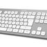 Hama bezdrátová klávesnice KW-700, stříbrná/bílá