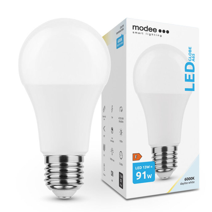 MODEE LIGHTNING Modee Lighting LED žiarovka E27 13W 6000K A60 (91W)