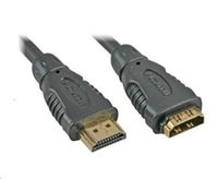 PREMIUMCORD Predlžovací kábel HDMI na HDMI 1 m, pozlátené konektory