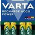 VARTA nabíjateľné batérie 2100mAh 4ks AA