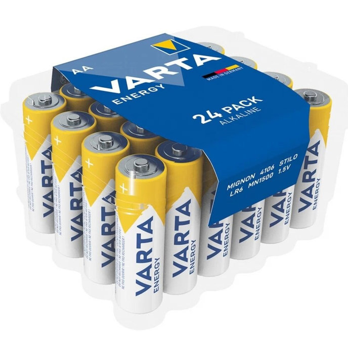 VARTA ENERGY alkalické batérie AA 24ks