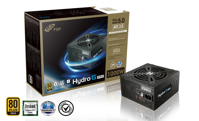 FSP HYDRO G PRE 1000/1000W/ATX 3.0/80PLUS Gold/Modular/Retail
