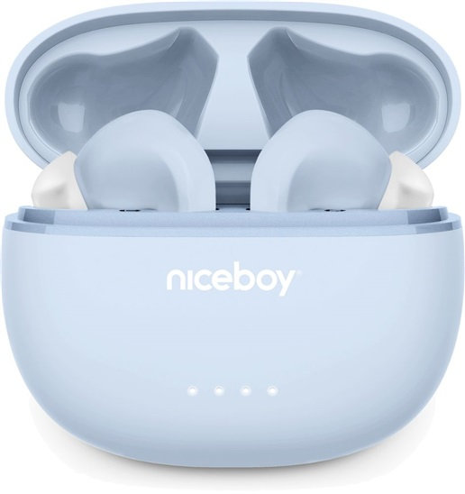 Bluetooth slúchadlá Niceboy HIVE Pins ANC 3 Powder Blue