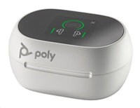 HP Poly Voyager Free 60+ bluetooth headset, BT700 USB-A adaptér, dotykové nabíjecí pouzdro, bílá