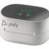 HP Poly Voyager Free 60+ bluetooth headset, BT700 USB-A adaptér, dotykové nabíjecí pouzdro, bílá