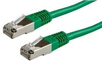 XtendLan patch kábel Cat5E, FTP - 0,5m, zelený (predaj po 10 ks)
