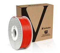 VERBATIM Filament pre 3D tlačiarne PLA 1.75mm, 335m, 1kg červená (OLD PN 55270)