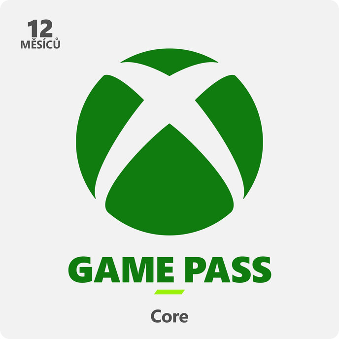 MICROSOFT ESD XBOX - Game Pass Core - předplatné na 12 měsíců (EuroZone)