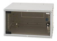 TRITON 19"rozvaděč jednodílný 4U/400mm FLAT-PACK skl.dv.