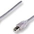 MANHATTAN USB kábel 2.0 Kábel A-B 1,8 m (strieborný)