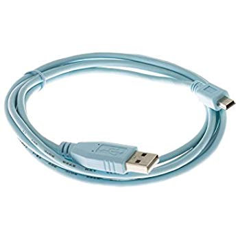 CISCO Console Cable 6 Feet with USB Type A a mini-B Connectors