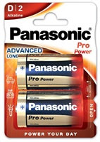 Alkalická baterie D Panasonic Pro Power LR20 2ks