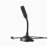 Stolný mikrofón GEMBIRD MIC-D-02, čierny