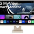 Monitor LG MT IPS LED 27" 27SR50F - IPS panel, SMART, 1920x1080, 2xHDMI, 2x USB, repro, webOS, bezova barva