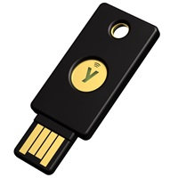 YUBICO Security Key NFC - USB-A, podporující vícefaktorovou autentizaci (NFC), podpora FIDO2 U2F, voděodolný