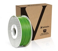 VERBATIM Filament pre 3D tlačiarne PLA 1.75mm, 335m, 1kg zelená NOVINKA 2019(OLD PN 55271)