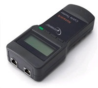 GEMBIRD Tester káblov Tester digitálnych sieťových káblov (Cat 5E, 6E, koaxiálne, telefónne)