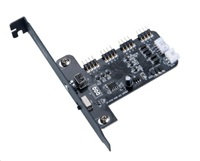 Ovládací panel AKASA pre LED pásky VEGAS, RGB 12V