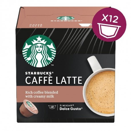 Starbucks Dolce Gusto káva Caffe Latte 12KS