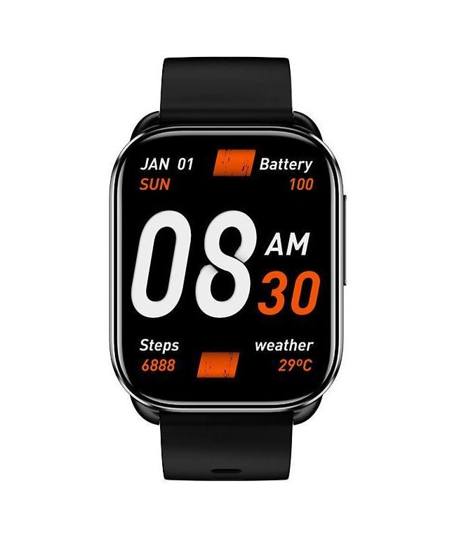 QCY Smartwatch GS S6/Black/Šport Band/Black