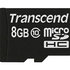 Karta TRANSCEND MicroSDHC Class 10 8GB, bez adaptéra
