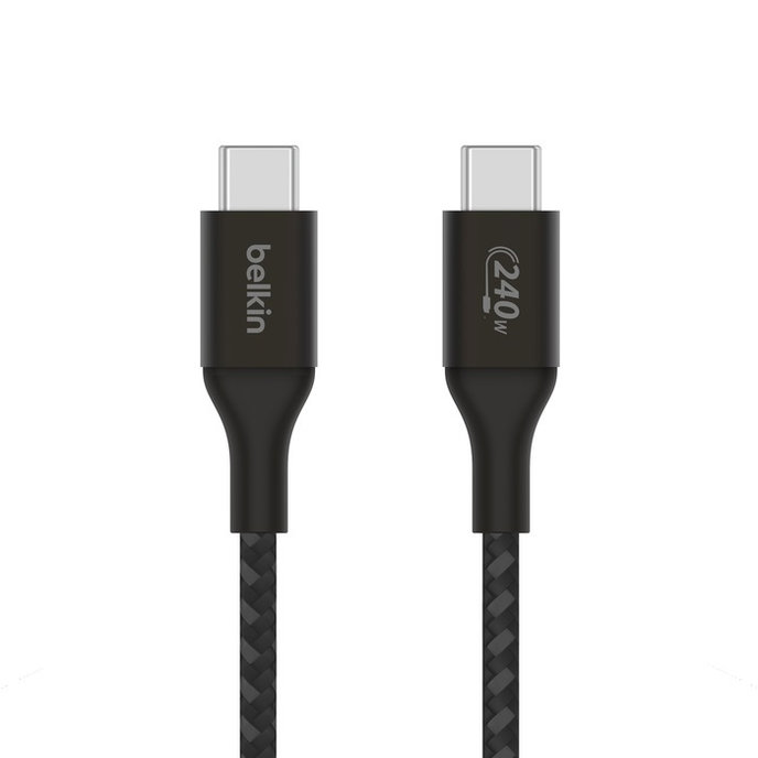 Belkin Boost charge USB-C kábel 240W, 1m, čierny