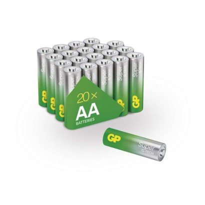 GP BATERIE GP Alkalická baterie SUPER AA (LR6)- 20ks