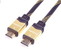 Kábel HDMI PREMIUMCORD 2.0 Vysokorýchlostný + ethernetový kábel HQ, pozlátené konektory, 5 m