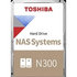 TOSHIBA HDD N300 NAS 8TB, SATA III, 7200 otáčok za minútu, 256MB cache, 3,5", BULK
