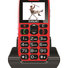 EVOLVEO EasyPhone, mobilný telefón pre seniorov s nabíjacím stojanom (červený)