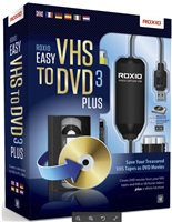 COREL Roxio Easy VHS to DVD 3 Plus BOX - jazyk EN/FR/DE/ES/IT/NL