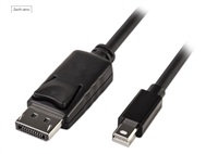 PREMIUMCORD Mini DisplayPort - DisplayPort V1.2 pripojovací kábel M/M 3 m