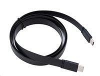 AKASA PROSLIM, USB 3.1 Gen2 USB-C/USB-C, čierny, 1 m
