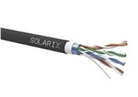 Inštalačný kábel Solarix outdoor FTP, Cat5E,PVC+PE