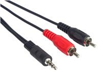 PremiumCord Kabel Jack 3.5mm-2xCINCH M/M 1,5m