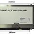 SIL LCD PANEL 15,6" FHD 1920x1080 30PIN MATNÝ IPS / ÚCHYTY NAHOŘE A DOLE