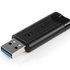 VERBATIM Flash disk 256 GB PinStripe USB 3.0, čierna