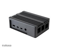 AKASA box pre Raspberry Pi 4 Model B, rozšírený hliník, s tepelnými modulmi (skrytý slot SD)