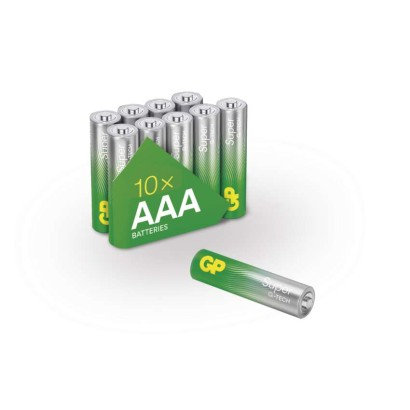 GP BATERIE GP Alkalická baterie SUPER AAA (LR03)- 10ks