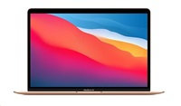 Notebook Apple MacBook Air/M1/13,3"/2560x1600/8GB/256GB SSD/M1/Big Sur/Gold/1R