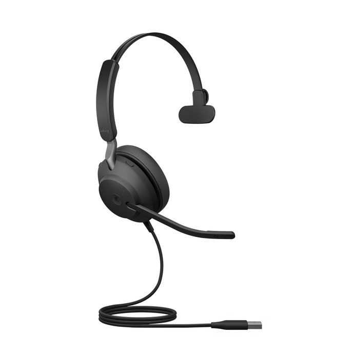 Bluetooth slúchadlá Jabra Evolve2 40 SE/Mono/USB/Drát/MS/čierne