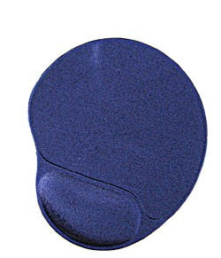 Podložka pod myš GEMBIRD Gel mouse pad with wrist support, blue