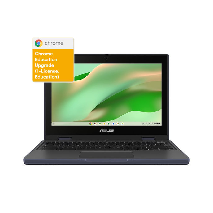 Notebook ASUS Chromebook CR11 Flip/CR1102F/N100/11,6"/1366x768/T/4GB/64GB eMMC/UHD/Chrome EDU/Gray/2R