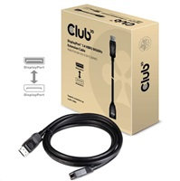CLUB 3D Club3D Kabel prodlužovací DisplayPort 1.4 HBR3 8K60Hz (M/F), 2m, 28 AWG