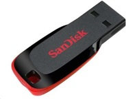 SanDisk Cruzer Blade/16GB/USB 2.0/USB-A/Čierna