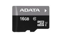 A-DATA Karta ADATA MicroSDHC 16GB UHS-I Class 10 + SD adaptér, Premier