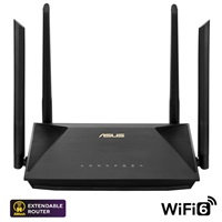 ASUS RT-AX52 (AX1800) Router, Dual Band WiFi 6, Extendable Router