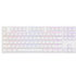 Herná klávesnica Genesis herní mechanická klávesnice THOR 404/RGB/Khail Box Brown/Drátová USB/US layout/Bílá